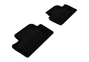 Volvo XC60 Floor Mats - Rear - 3D MAXpider - Kagu - Black - `10-`17 Volvo XC60 Floor Mats - Rear - 3D MAXpider - Kagu - Black - `10-`17
